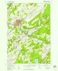 Gouverneur New York Historical topographic map, 1:24000 scale, 7.5 X 7.5 Minute, Year 1956
