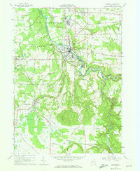 Gowanda New York Historical topographic map, 1:24000 scale, 7.5 X 7.5 Minute, Year 1963