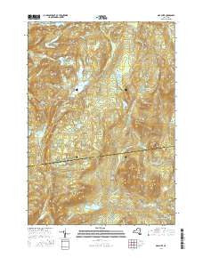 Graphite New York Current topographic map, 1:24000 scale, 7.5 X 7.5 Minute, Year 2016