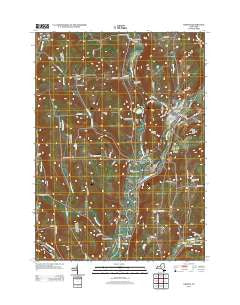 Greene New York Historical topographic map, 1:24000 scale, 7.5 X 7.5 Minute, Year 2013