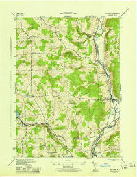 Guilford New York Historical topographic map, 1:31680 scale, 7.5 X 7.5 Minute, Year 1945