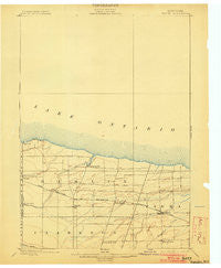 Hamlin New York Historical topographic map, 1:62500 scale, 15 X 15 Minute, Year 1899
