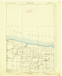 Hamlin New York Historical topographic map, 1:62500 scale, 15 X 15 Minute, Year 1899