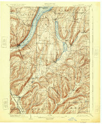 Hammondsport New York Historical topographic map, 1:62500 scale, 15 X 15 Minute, Year 1903