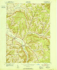 Harford New York Historical topographic map, 1:24000 scale, 7.5 X 7.5 Minute, Year 1951