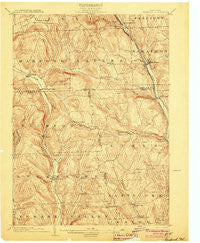 Harford New York Historical topographic map, 1:62500 scale, 15 X 15 Minute, Year 1903