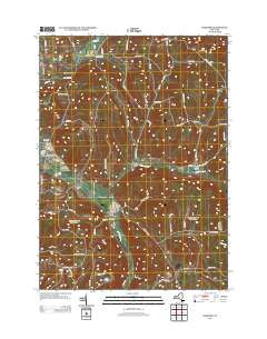 Harford New York Historical topographic map, 1:24000 scale, 7.5 X 7.5 Minute, Year 2013