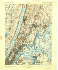 Harlem New York Historical topographic map, 1:62500 scale, 15 X 15 Minute, Year 1900