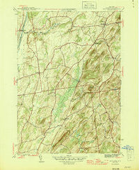 Hartford New York Historical topographic map, 1:31680 scale, 7.5 X 7.5 Minute, Year 1944