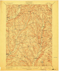 Hartwick New York Historical topographic map, 1:62500 scale, 15 X 15 Minute, Year 1912