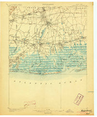 Hempstead New York Historical topographic map, 1:62500 scale, 15 X 15 Minute, Year 1903
