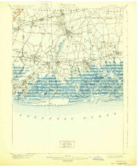 Hempstead New York Historical topographic map, 1:62500 scale, 15 X 15 Minute, Year 1903
