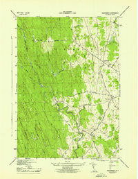 Highmarket New York Historical topographic map, 1:31680 scale, 7.5 X 7.5 Minute, Year 1944