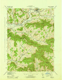 Hobart New York Historical topographic map, 1:31680 scale, 7.5 X 7.5 Minute, Year 1946