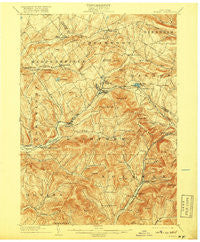 Hobart New York Historical topographic map, 1:62500 scale, 15 X 15 Minute, Year 1904