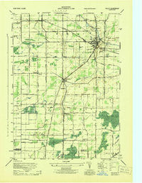 Holley New York Historical topographic map, 1:31680 scale, 7.5 X 7.5 Minute, Year 1944