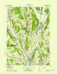 Homer New York Historical topographic map, 1:31680 scale, 7.5 X 7.5 Minute, Year 1944