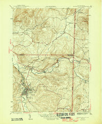 Hoosick Falls New York Historical topographic map, 1:31680 scale, 7.5 X 7.5 Minute, Year 1946
