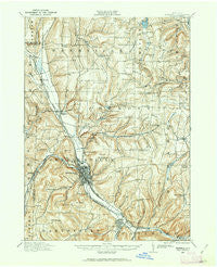 Hornell New York Historical topographic map, 1:62500 scale, 15 X 15 Minute, Year 1915