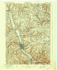 Hornell New York Historical topographic map, 1:62500 scale, 15 X 15 Minute, Year 1918