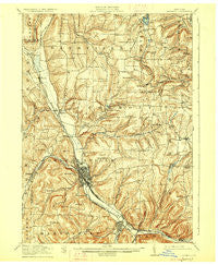 Hornell New York Historical topographic map, 1:62500 scale, 15 X 15 Minute, Year 1918