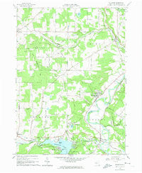 Houghton New York Historical topographic map, 1:24000 scale, 7.5 X 7.5 Minute, Year 1964
