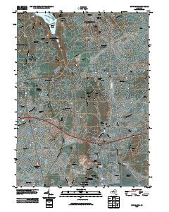 Huntington New York Historical topographic map, 1:24000 scale, 7.5 X 7.5 Minute, Year 2010