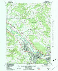 Ilion New York Historical topographic map, 1:24000 scale, 7.5 X 7.5 Minute, Year 1982