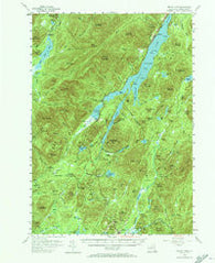 Indian Lake New York Historical topographic map, 1:62500 scale, 15 X 15 Minute, Year 1954