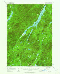 Indian Lake New York Historical topographic map, 1:62500 scale, 15 X 15 Minute, Year 1954