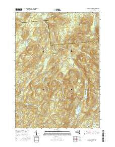 Jackson Summit New York Current topographic map, 1:24000 scale, 7.5 X 7.5 Minute, Year 2016