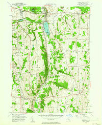 Jamesville New York Historical topographic map, 1:24000 scale, 7.5 X 7.5 Minute, Year 1955