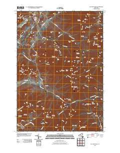 Jay Mountain New York Historical topographic map, 1:24000 scale, 7.5 X 7.5 Minute, Year 2010
