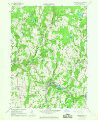 Jeffersonville New York Historical topographic map, 1:24000 scale, 7.5 X 7.5 Minute, Year 1965