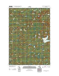 Jerseyfield Lake New York Historical topographic map, 1:24000 scale, 7.5 X 7.5 Minute, Year 2013