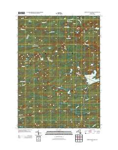 Jerseyfield Lake New York Historical topographic map, 1:24000 scale, 7.5 X 7.5 Minute, Year 2013