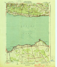 Jewell New York Historical topographic map, 1:31680 scale, 7.5 X 7.5 Minute, Year 1944