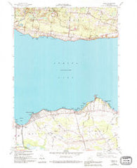 Jewell New York Historical topographic map, 1:24000 scale, 7.5 X 7.5 Minute, Year 1957