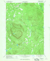 Johnsburg New York Historical topographic map, 1:24000 scale, 7.5 X 7.5 Minute, Year 1968