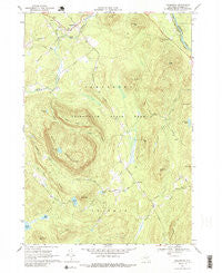 Johnsburg New York Historical topographic map, 1:24000 scale, 7.5 X 7.5 Minute, Year 1968