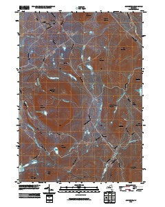Johnsburg New York Historical topographic map, 1:24000 scale, 7.5 X 7.5 Minute, Year 2010