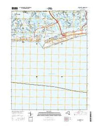 Jones Inlet New York Current topographic map, 1:24000 scale, 7.5 X 7.5 Minute, Year 2016