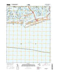Jones Inlet New York Current topographic map, 1:24000 scale, 7.5 X 7.5 Minute, Year 2016