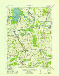 Jordan New York Historical topographic map, 1:31680 scale, 7.5 X 7.5 Minute, Year 1943