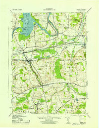 Jordan New York Historical topographic map, 1:31680 scale, 7.5 X 7.5 Minute, Year 1943