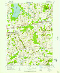Jordan New York Historical topographic map, 1:24000 scale, 7.5 X 7.5 Minute, Year 1955
