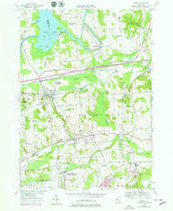 Jordan New York Historical topographic map, 1:24000 scale, 7.5 X 7.5 Minute, Year 1978