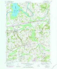 Jordan New York Historical topographic map, 1:24000 scale, 7.5 X 7.5 Minute, Year 1978