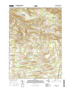 Jordanville New York Current topographic map, 1:24000 scale, 7.5 X 7.5 Minute, Year 2016