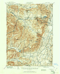Kaaterskill New York Historical topographic map, 1:62500 scale, 15 X 15 Minute, Year 1892